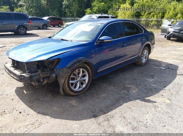 1VWAS7A34GC045030 2016 VOLKSWAGEN PASSAT Blue Przód lewy