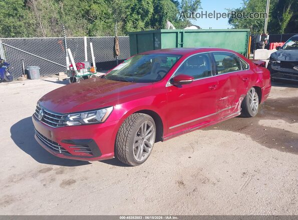 1VWAS7A34GC063964 2016 VOLKSWAGEN PASSAT Темно-бордовый Передняя левая четверть
