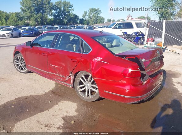 1VWAS7A34GC063964 2016 VOLKSWAGEN PASSAT Темно-бордовый Задняя левая четверть