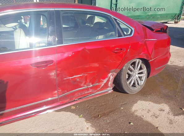 1VWAS7A34GC063964 2016 VOLKSWAGEN PASSAT Темно-бордовый Вид спереди