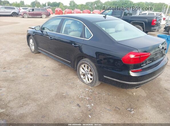1VWAS7A38GC027193 2016 VOLKSWAGEN PASSAT Black Задня ліва чверть