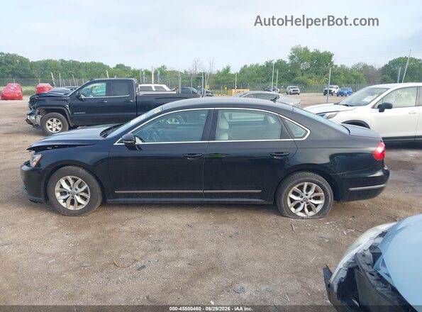 1VWAS7A38GC027193 2016 VOLKSWAGEN PASSAT Black Панорамний вид салону 360°
