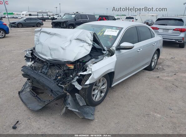 1VWAS7A38GC027727 2016 VOLKSWAGEN PASSAT Silver Առջևի ձախ երեք քառորդ տեսարան