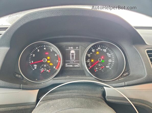 1VWAS7A39GC035805 2016 VOLKSWAGEN PASSAT Brown Vista del cuadro de instrumentos