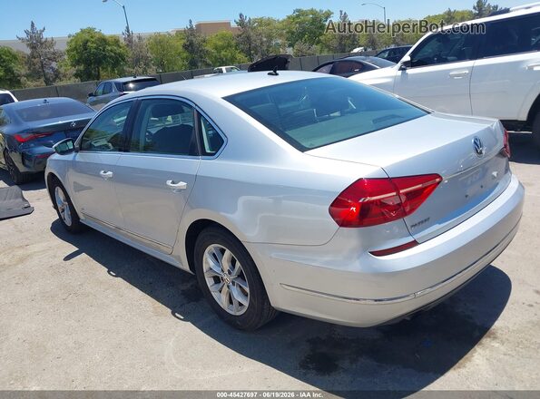 1VWAS7A3XGC029172 2016 VOLKSWAGEN PASSAT Серебряный Задняя левая четверть