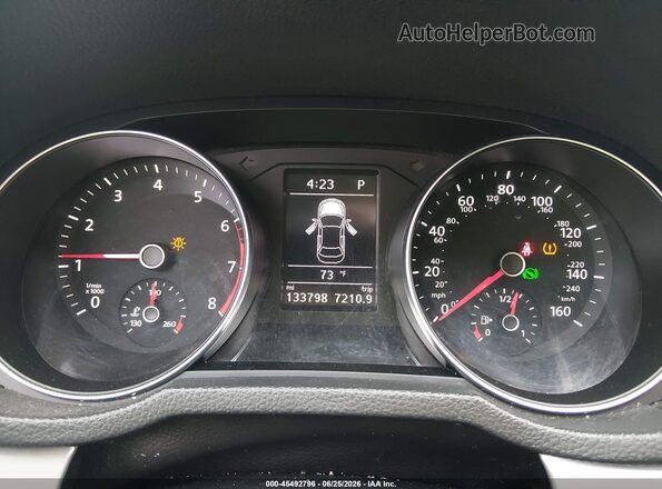 1VWAS7A3XGC046022 2016 VOLKSWAGEN PASSAT Gray Widok tylnych siedzeń