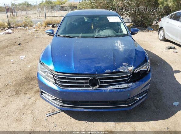 1VWAT7A30GC068348 2016 VOLKSWAGEN PASSAT Blue Առջևի վահանակի տեսք