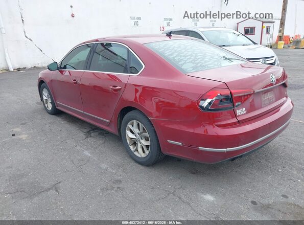 1VWAT7A30HC086236 2017 VOLKSWAGEN PASSAT Red 