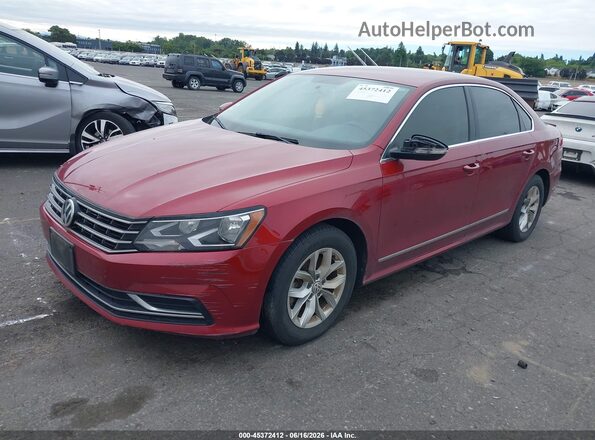 1VWAT7A30HC086236 2017 VOLKSWAGEN PASSAT Red 