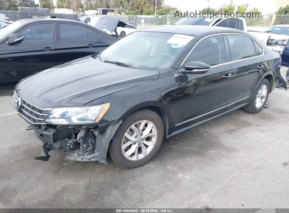 1VWAT7A31GC026111 2016 VOLKSWAGEN PASSAT Black Przód lewy