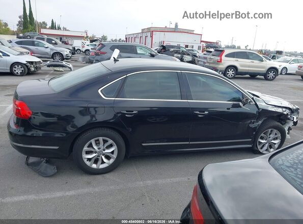 1VWAT7A31GC026111 2016 VOLKSWAGEN PASSAT Black Widok wnętrza z tyłu