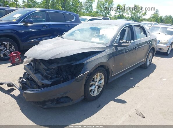 1VWAT7A31HC050622 2017 VOLKSWAGEN PASSAT Black Vista tres cuartos delantera izquierda