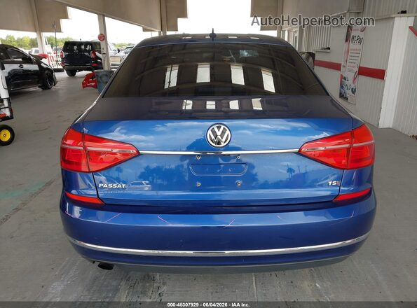1VWAT7A33GC007494 2016 VOLKSWAGEN PASSAT Blue 