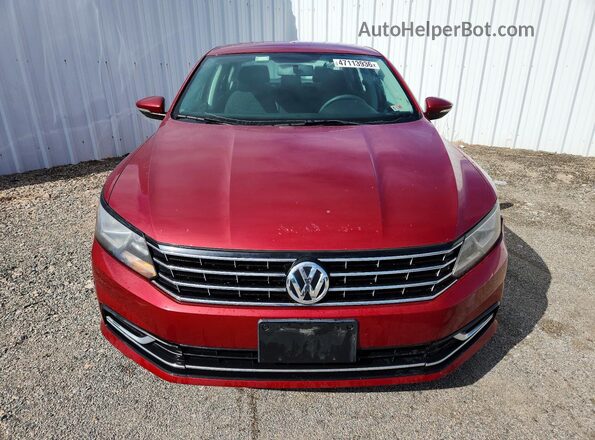 1VWAT7A33GC019452 2016 VOLKSWAGEN PASSAT Red Vista frontal