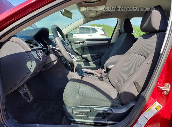 1VWAT7A33GC019452 2016 VOLKSWAGEN PASSAT Red Vista interior delantera