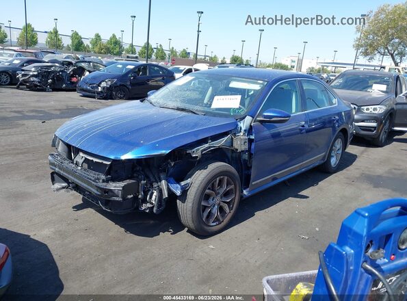 1VWAT7A36GC040151 2016 VOLKSWAGEN PASSAT Синий Передняя левая четверть