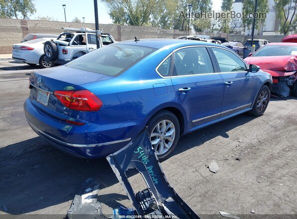 1VWAT7A36GC040151 2016 VOLKSWAGEN PASSAT Синий Задняя правая четверть