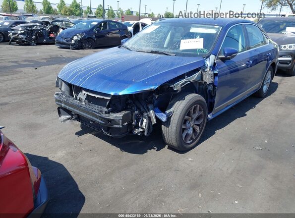 1VWAT7A36GC040151 2016 VOLKSWAGEN PASSAT Синий Вид спереди