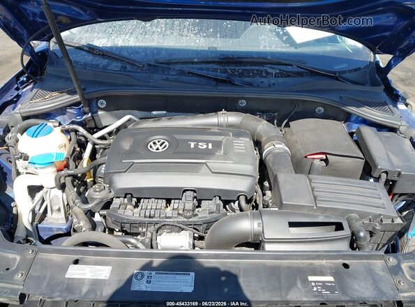 1VWAT7A36GC040151 2016 VOLKSWAGEN PASSAT Синий Вид сзади
