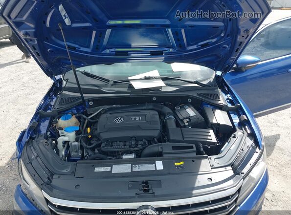 1VWAT7A36HC075290 2017 VOLKSWAGEN PASSAT Blue Հետևի տեսք