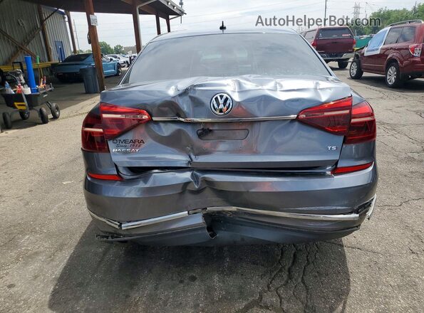 1VWAT7A37HC053296 2017 VOLKSWAGEN PASSAT Gray Rear view