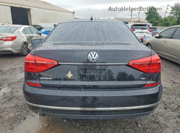 1VWAT7A38GC011282 2016 VOLKSWAGEN PASSAT Black Вид ззаду