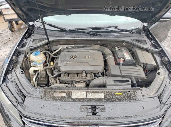 1VWAT7A38GC011282 2016 VOLKSWAGEN PASSAT Black Вид задньої частини салону
