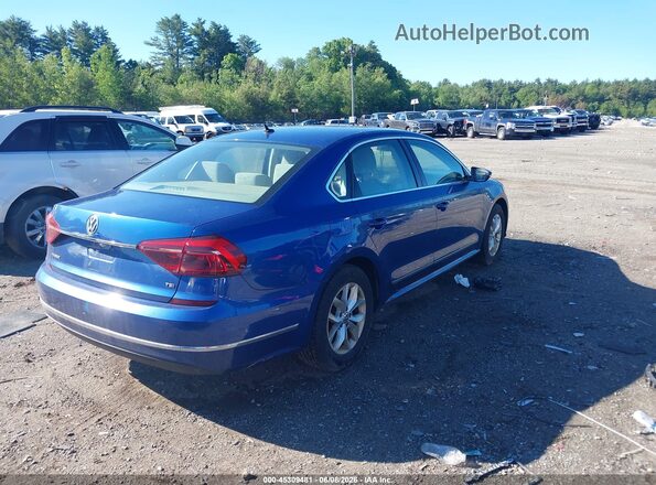 1VWAT7A38HC014989 2017 VOLKSWAGEN PASSAT Blue Rear right