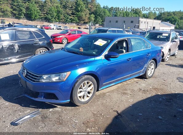 1VWAT7A38HC014989 2017 VOLKSWAGEN PASSAT Blue Front left