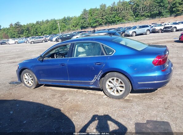 1VWAT7A38HC014989 2017 VOLKSWAGEN PASSAT Blue 360 interior view