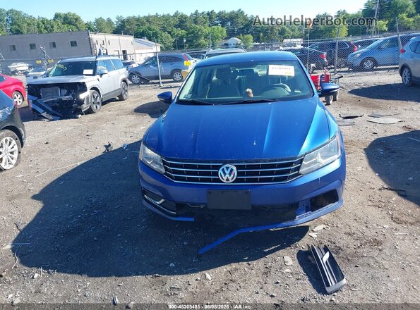 1VWAT7A38HC014989 2017 VOLKSWAGEN PASSAT Blue Instrument cluster view