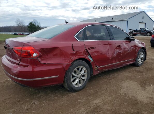 1VWAT7A39GC032982 2016 VOLKSWAGEN PASSAT Maroon Rear right