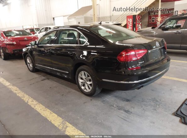 1VWAT7A39GC053069 2016 VOLKSWAGEN PASSAT Black უკანა მარცხენა
