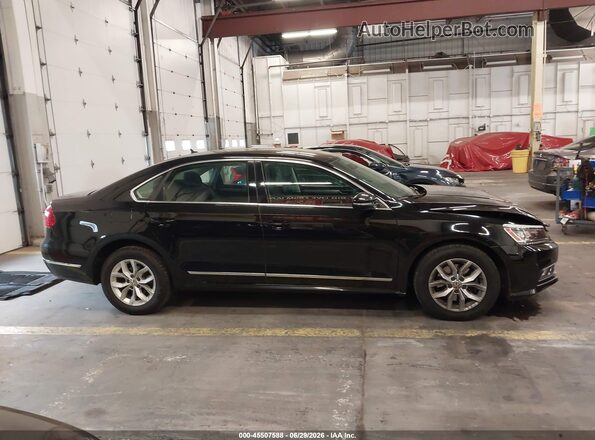 1VWAT7A39GC053069 2016 VOLKSWAGEN PASSAT Black უკანა სალონის ხედი