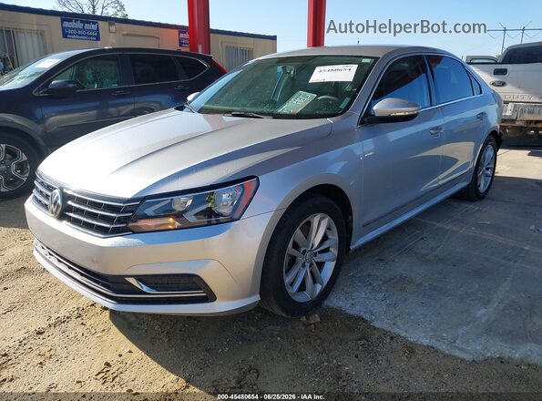 1VWAT7A39HC043692 2017 VOLKSWAGEN PASSAT Silver Առջևի ձախ երեք քառորդ տեսարան