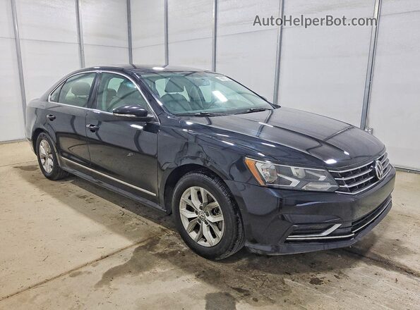 1VWAT7A39HC083075 2017 VOLKSWAGEN PASSAT Black 