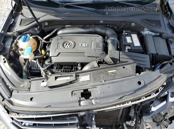 1VWAT7A3XGC037592 2016 VOLKSWAGEN PASSAT Gray Вид задньої частини салону