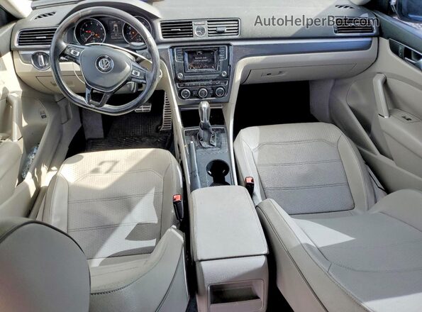 1VWAT7A3XGC037592 2016 VOLKSWAGEN PASSAT Gray Вид панелі приладів
