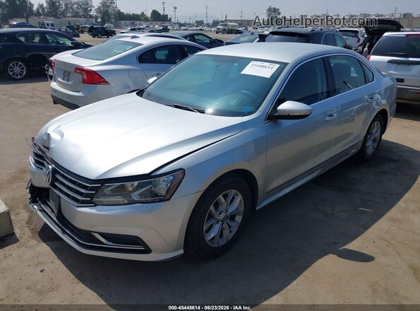 1VWAT7A3XGC049287 2016 VOLKSWAGEN PASSAT Silver Առջևի ձախ երեք քառորդ տեսարան