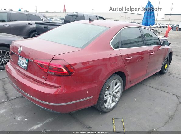 1VWBA7A30JC019152 2018 VOLKSWAGEN PASSAT Red Tył prawy