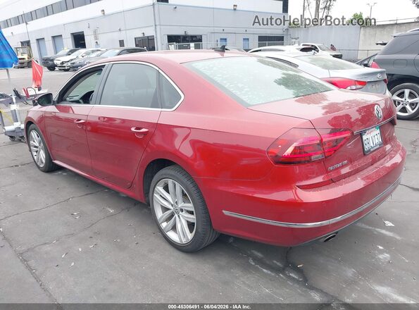 1VWBA7A30JC019152 2018 VOLKSWAGEN PASSAT Red Tył lewy