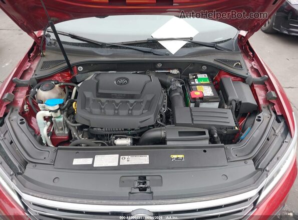1VWBA7A30JC019152 2018 VOLKSWAGEN PASSAT Red Widok z tyłu