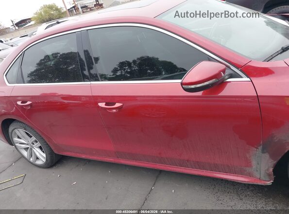1VWBA7A30JC019152 2018 VOLKSWAGEN PASSAT Red Widok wnętrza 360 stopni