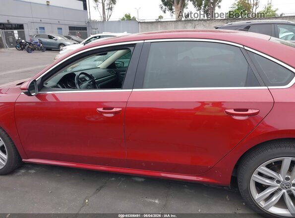 1VWBA7A30JC019152 2018 VOLKSWAGEN PASSAT Red 