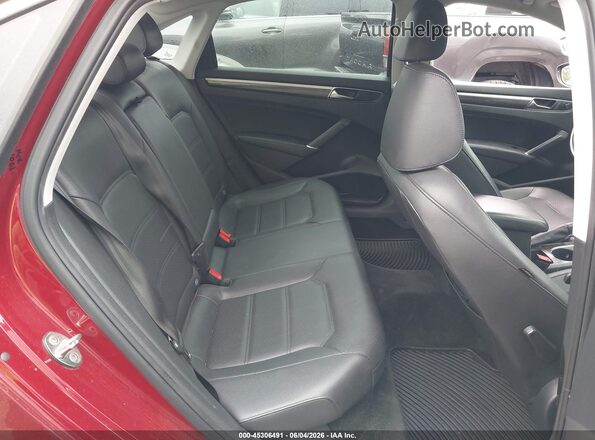 1VWBA7A30JC019152 2018 VOLKSWAGEN PASSAT Red Widok naklejki z numerem VIN