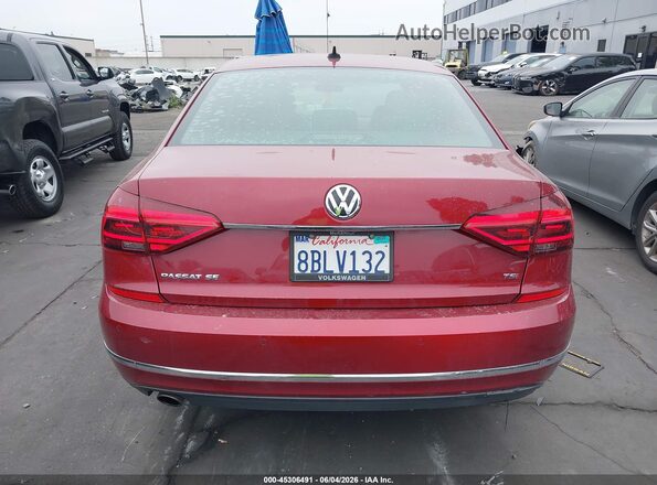 1VWBA7A30JC019152 2018 VOLKSWAGEN PASSAT Red 