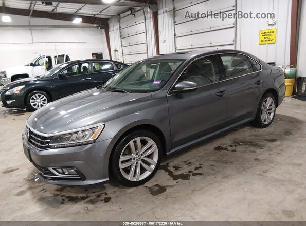 1VWBA7A31JC014431 2018 VOLKSWAGEN PASSAT Gray Передня ліва чверть