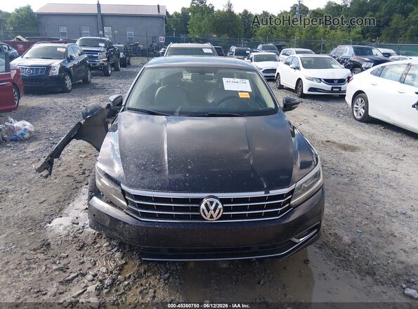 1VWBA7A31JC020195 2018 VOLKSWAGEN PASSAT Black უკანა სალონის ხედი