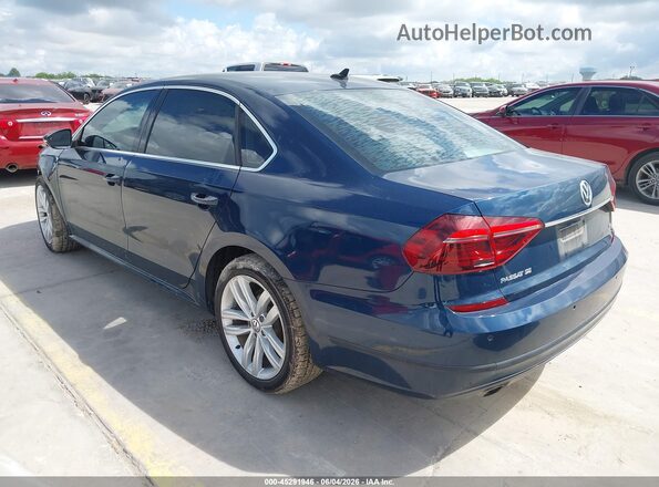 1VWBA7A36JC001156 2018 VOLKSWAGEN PASSAT Синий Задняя левая четверть
