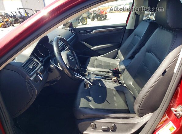 1VWBA7A36JC032603 2018 VOLKSWAGEN PASSAT Red Vista interior delantera